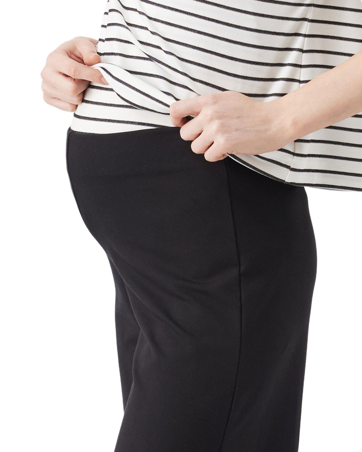 Женские брюки Ripe Maternity Maternity Ripe Isha Wide Leg Pant Olive, цвет: Чёрный — фото 2