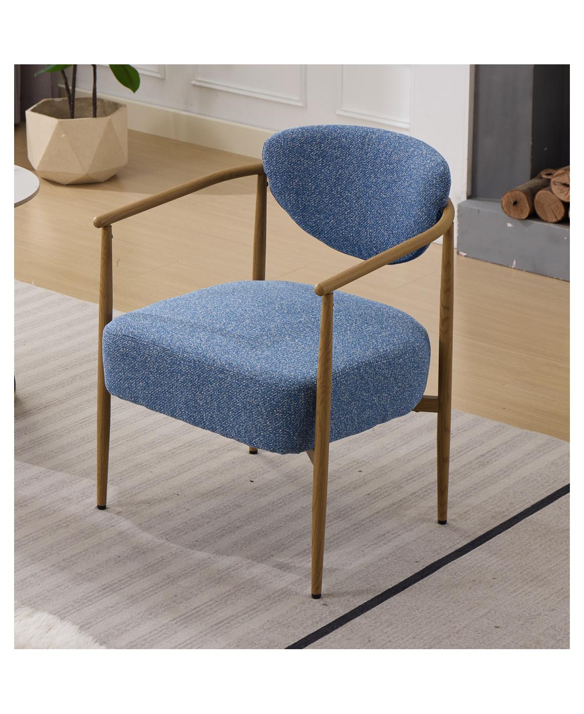 Streamdale Furniture fabric dining/living/bedroom chair (2 sets) with foam, metal frame