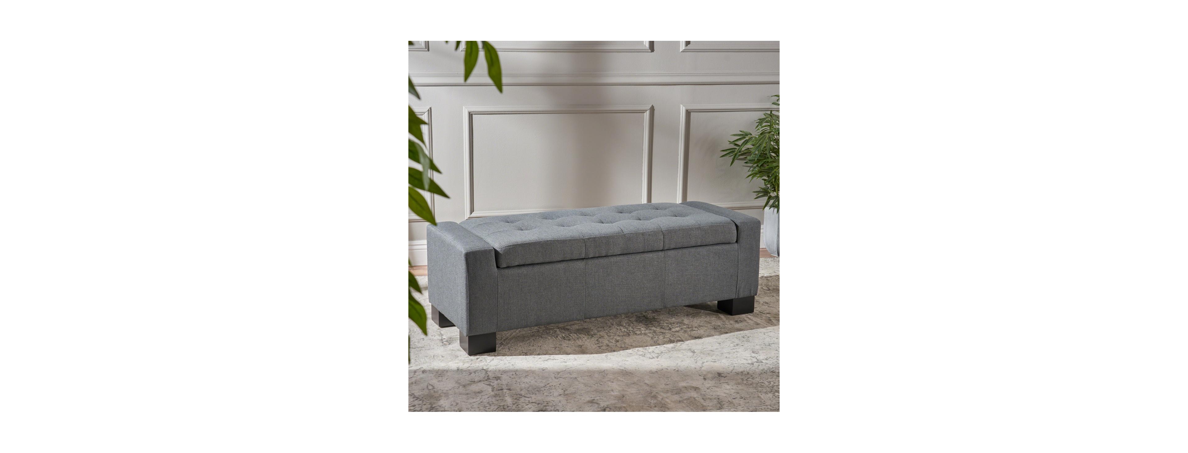 Streamdale Furniture Ottoman Storage Bench for Living Room, Office, Bedroom