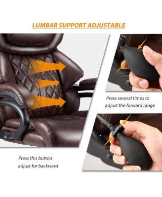 Streamdale  Furniture 500lbs Big and Tall Office Chair for Heavy People Executive Computer Desk Chair