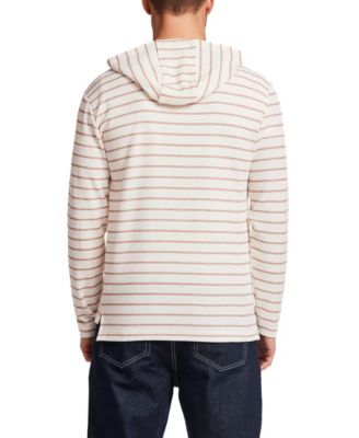 Men's Long-Sleeve Mixy Quarter Button Hoodie