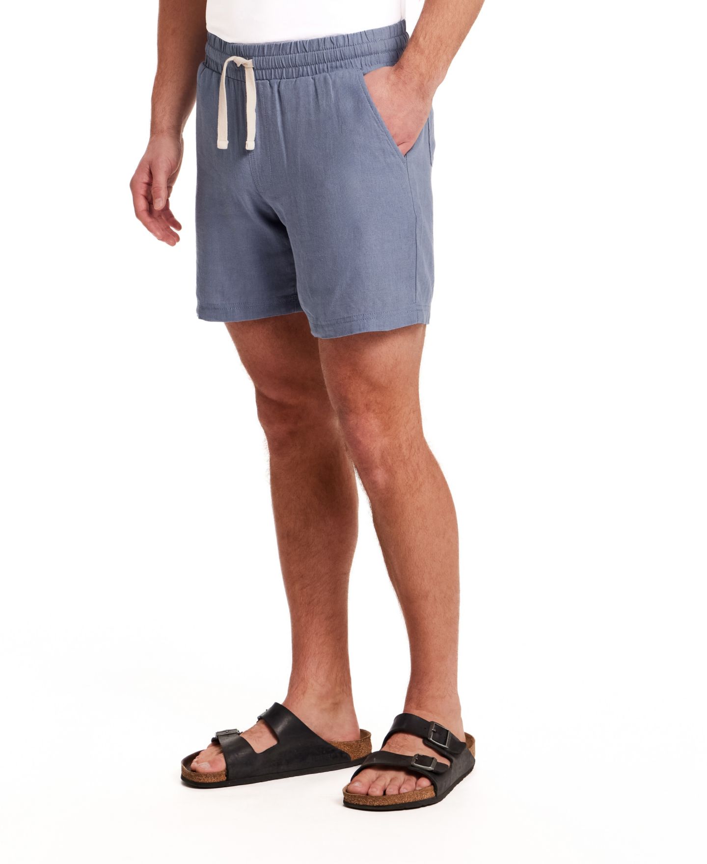 Мужские шорты Weatherproof Vintage Regular-Fit 7" Linen, цвет: Синий — фото 2