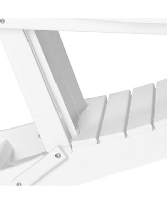 All-Weather Contoured Outdoor Poly Folding Adirondack Chair
