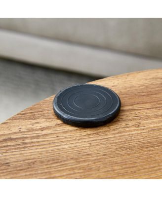 Streamdale Natural Wood Grain Round Coffee Table Set