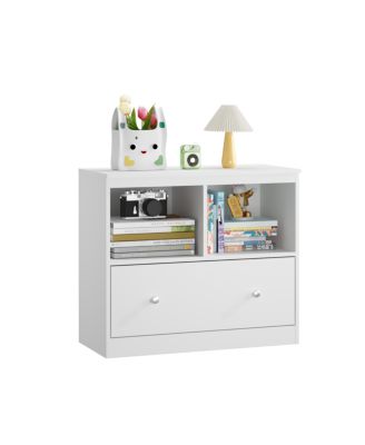 Streamdale Kids Toy Storage Organizer with Drawer, Bookshelf for Nursery & Playroom