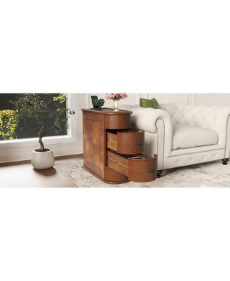 Streamdale End Table with Charging Station & Drawers, No Assembly Required