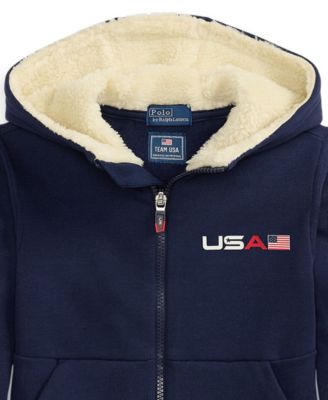 Boys 2-7 Team USA Fleece Full-Zip Hoodie