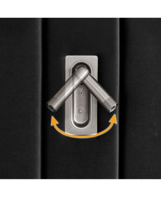 Queen Size Velvet Upholstered Bed Frame with Vertical Stripes