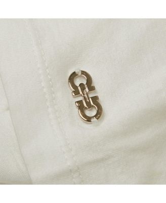 Women's White Sequin Embellished Jersey T-Shirt