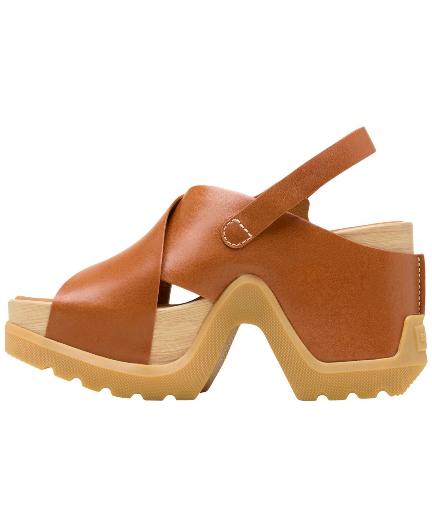 Женские сандалии Sorel Roam'N Rise Heel, цвет: Чайный / Карамельный — фото 5