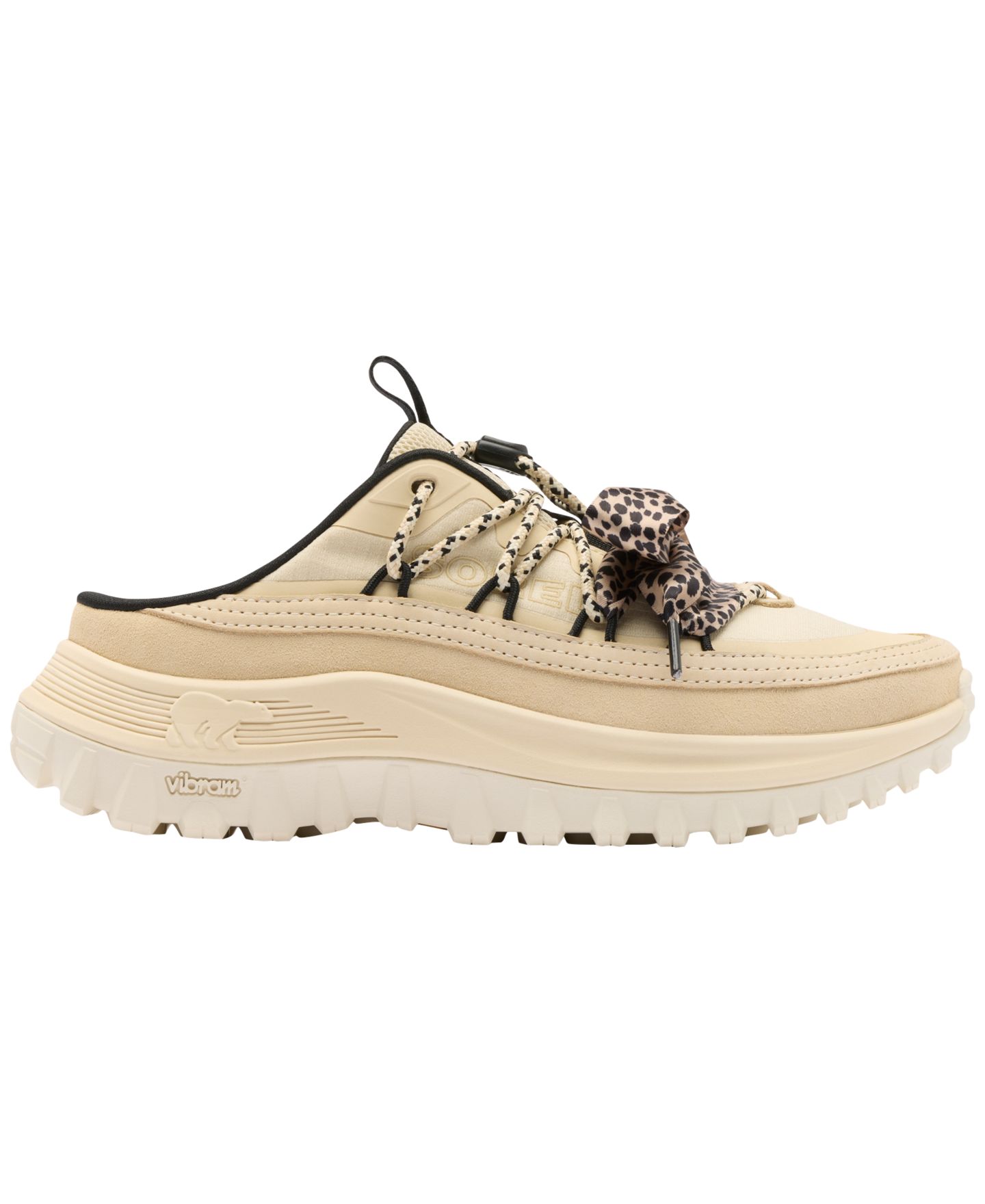 Женские кроссовки Sorel Callsign Slip-On Mule, цвет: Выбеленный / Чёрный — фото 2
