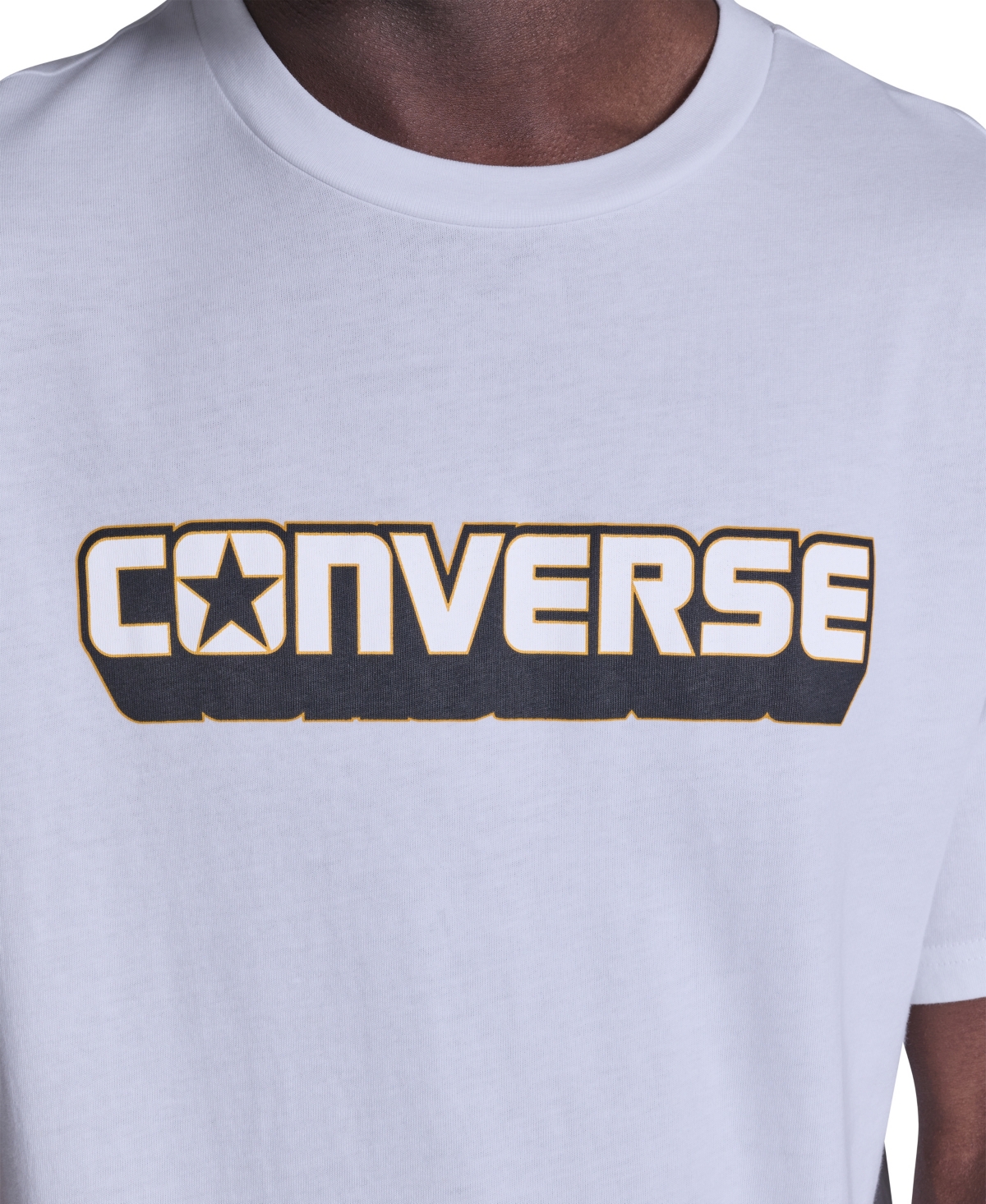 Converse Men's Dimension Logo Short-Sleeve T-Shirt