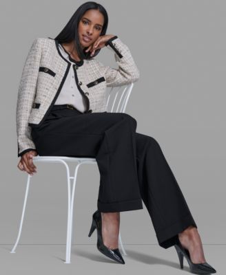 Women's Five-Button Round Neck Jacket