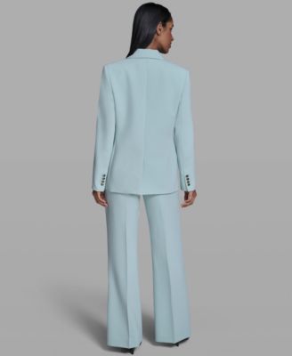 Women's Notch Lapel Collar One-Button Jacket