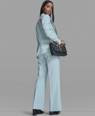 Women's Notch Lapel Collar One-Button Jacket