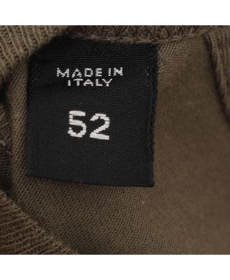 Men's Olive Green Cotton Knit Henley T-Shirt