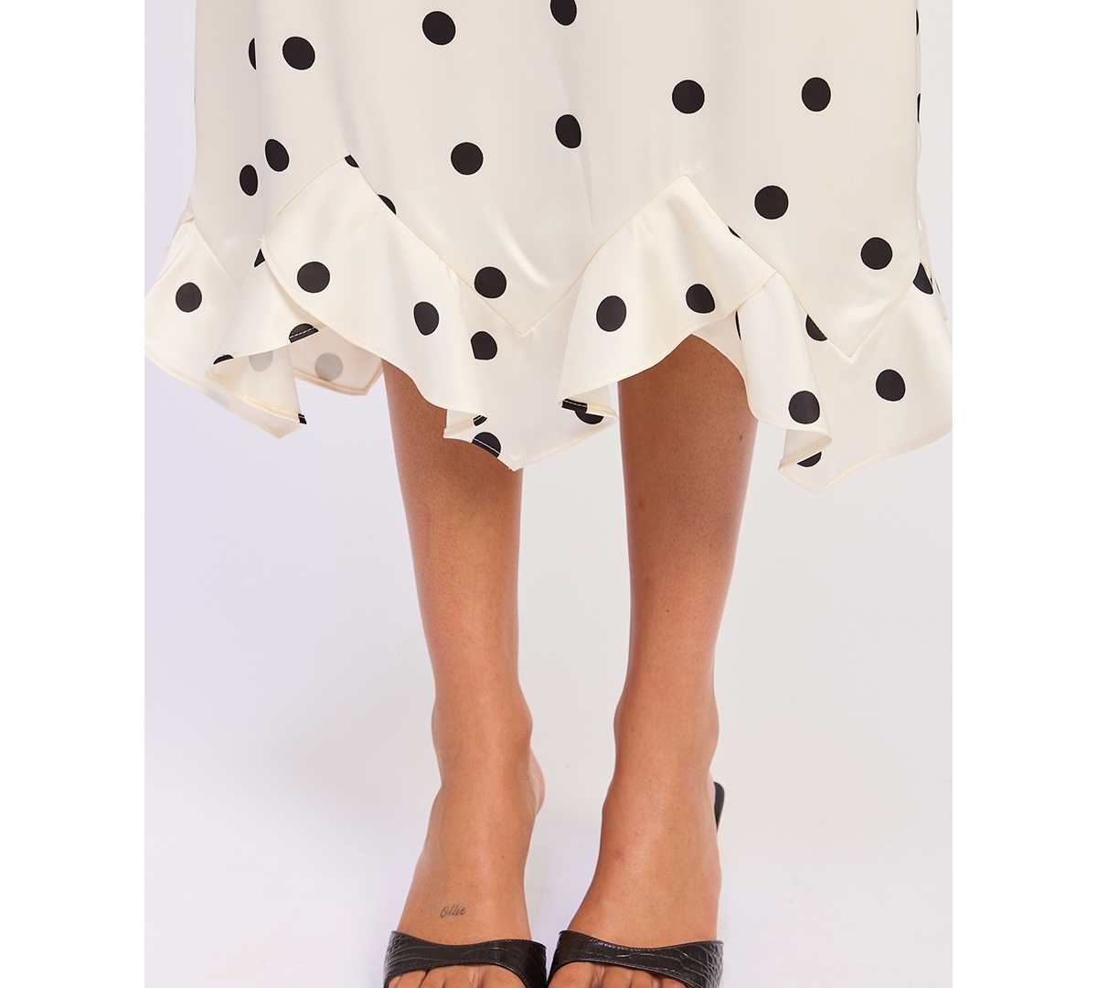 En Saison Women's Abigail Midi Slip Skirt