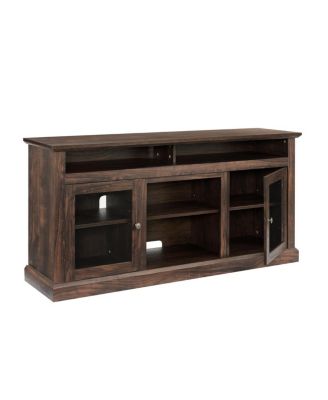 Modern Farmhouse TV Stand for up to 65" TVs, Brown 60"W