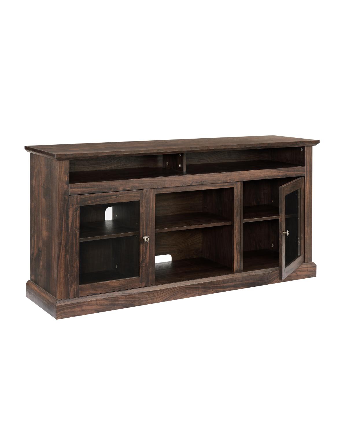 Streamdale Furniture Modern Farmhouse Tv Stand for up to 65" TVs, Brown 60"W