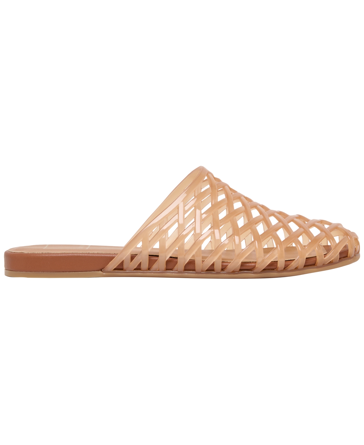Dolce Vita Women's Ginna Caged Slip-On Jelly Mule Flats