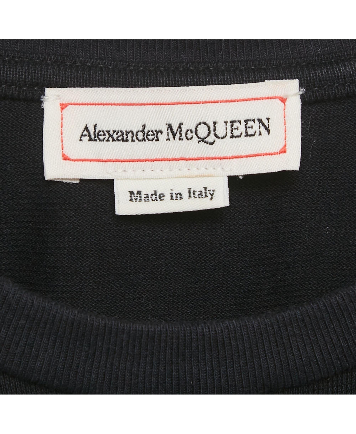 Pre-Owned Alexander Mcqueen Women's Black Cotton Layered Corset T-Shirt