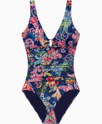 Women's Full Coverage Tank One-Piece Swimsuit