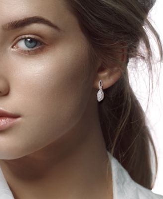 Moissanite (2-1/5 ct. t.w.) Drop Earrings in Sterling Silver