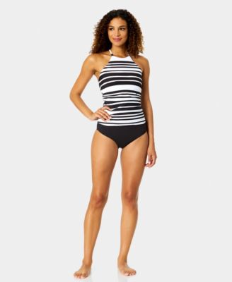 Women's High Halter Neck Tankini Swim Top