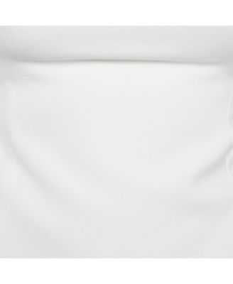 Women's Collection White Crepe Chain Detail Mini Dress