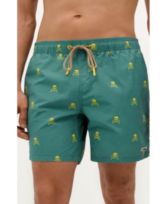 Men's Neon Skull Swimsuit