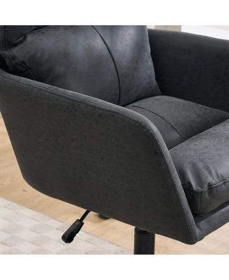 Streamdale Office chair, PU leather, adjustable height, Black