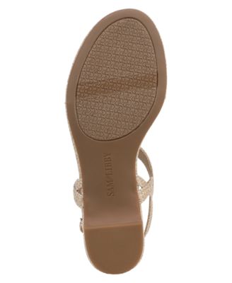 Women's Hilda T Strap Floral Flat Sandals