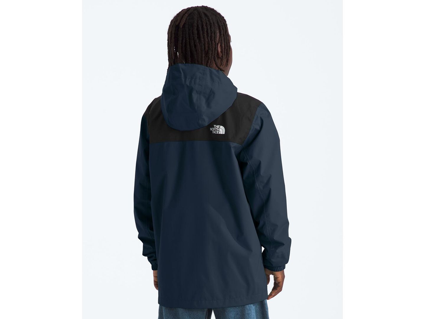 Детская куртка-дождевик The North Face Antora с капюшоном, 7-20, цвет: Снежный тёмно-синий — фото 4