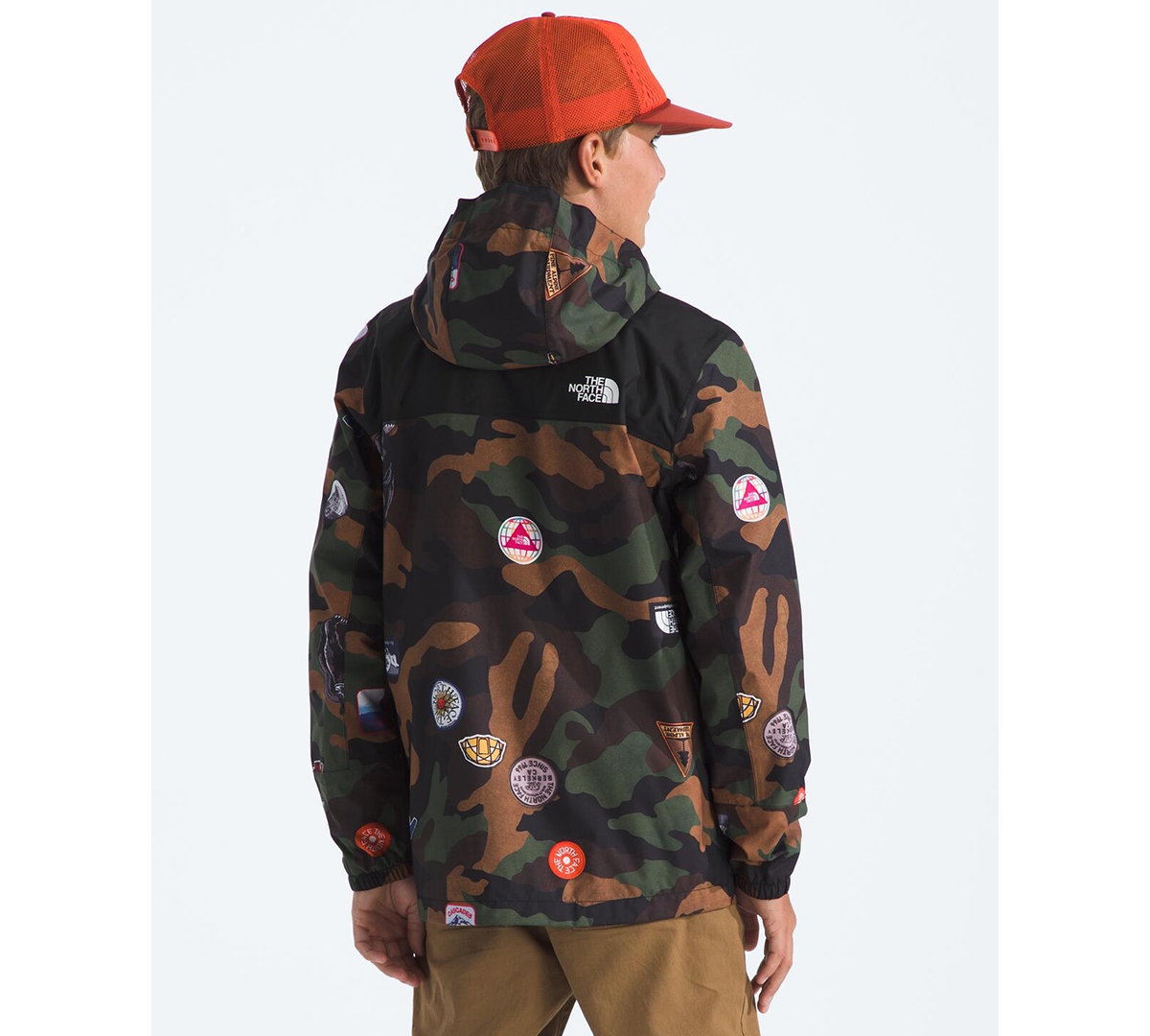 The North Face Boys' 7-20 Antora Printed Rain Jacket
