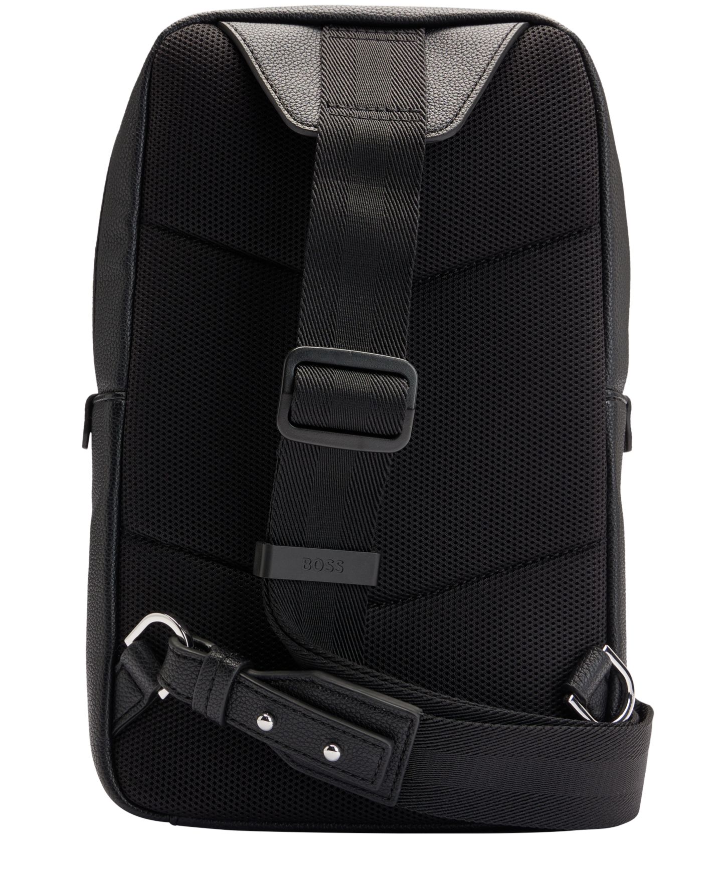 Мужская сумка Hugo Boss Ray Monostrap Hobo, цвет: Чёрный — фото 2