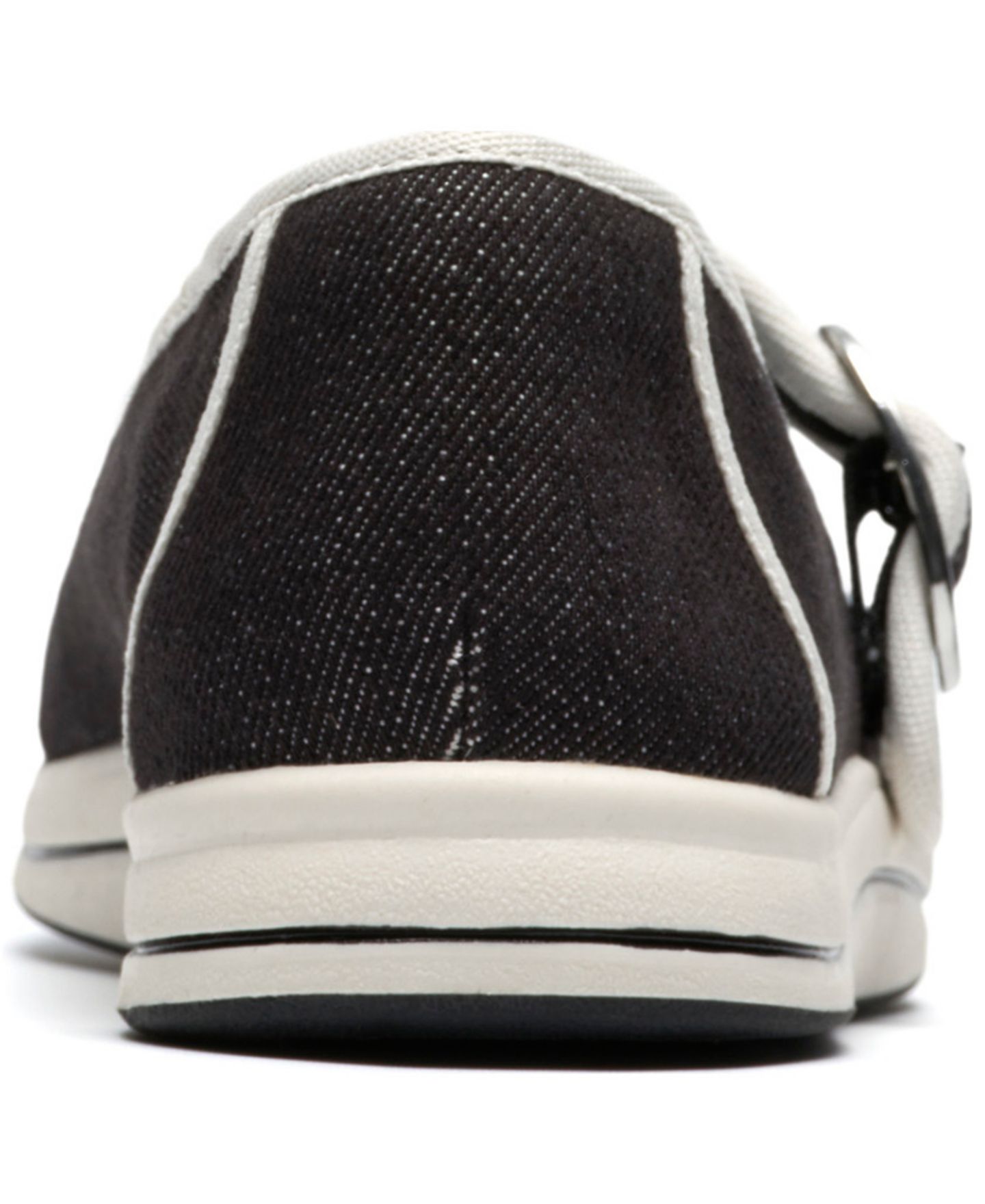Женские балетки Clarks Breeze Janey с круглым носком, цвет: Чёрный — фото 3