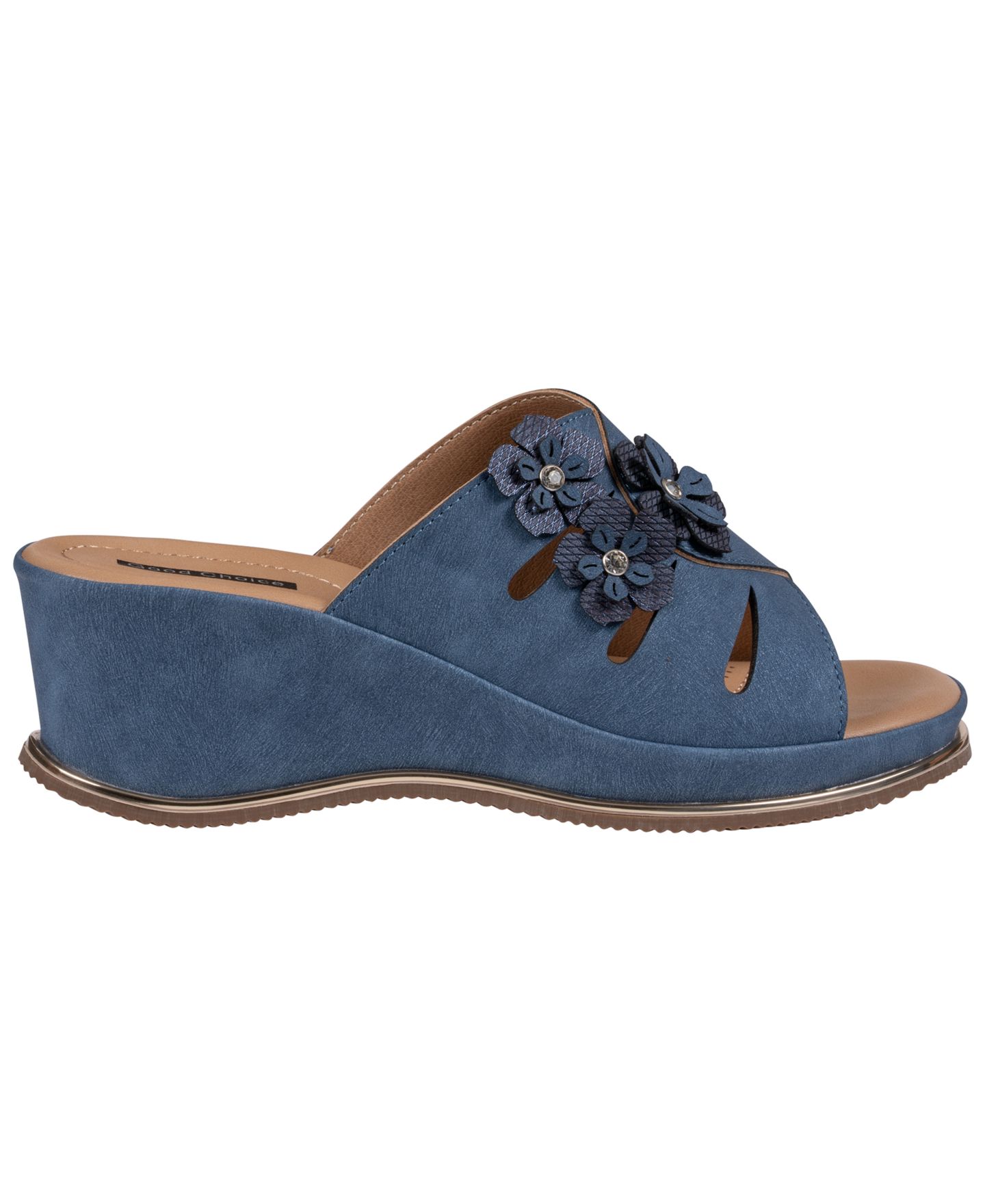 Женские сандалии GC Shoes Sarel Comfort Wedge, цвет: Тёмно-синий — фото 2