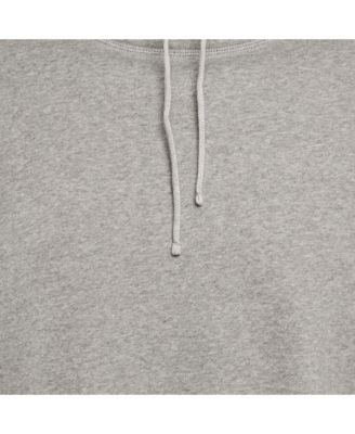 Men's Grey Cotton Knit High Neck Sweatshirt