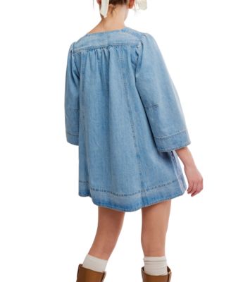 Women's Goldie Balloon-Sleeve V-Neck Dress