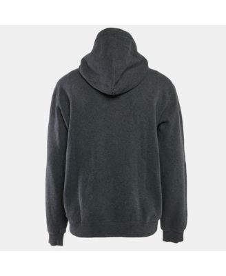 Men's Crown Embroidered Cotton Hoodie