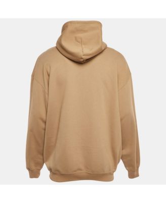 Men's Brown Cotton Oversized Hoodie