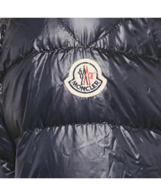 Men's Navy Blue Nylon Down Puffer Jacket