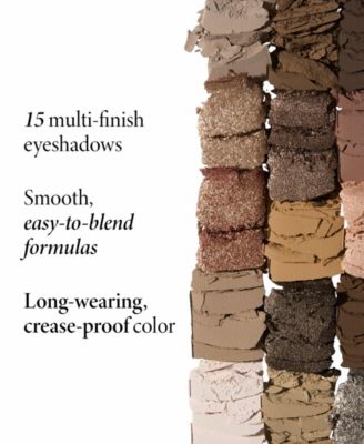 The Casual Collection Gold Standard 15 Multi-Finish Eyeshadows, 0.05 oz.