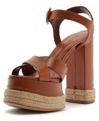Women's Hilda Rope High Round Toe Platform Sandals