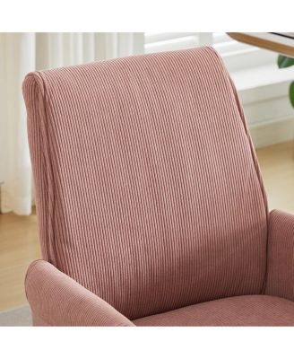 Mid-back office chair, striped fabric, ergonomic design