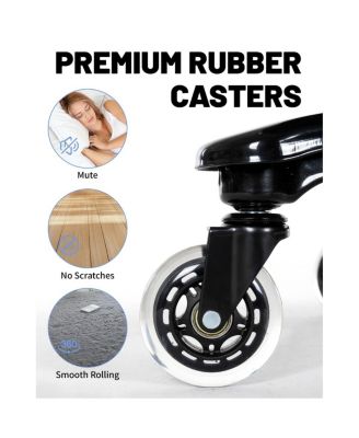 600LBS Heavy Duty Office Chair, Big & Tall, High Back Executive Desk Chair with Pocket Spring Cushion