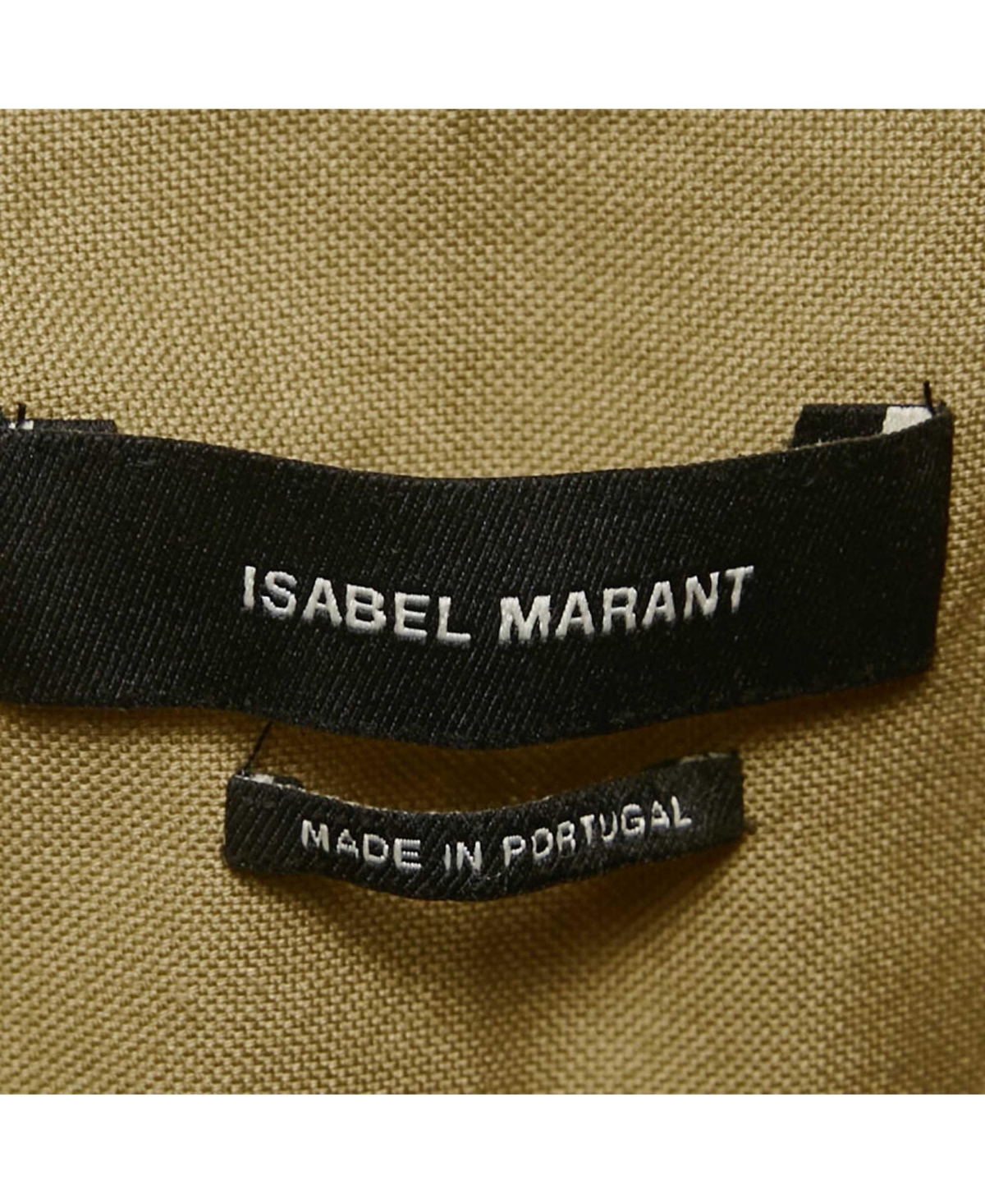 Pre-Owned Isabel Marant Men's Beige Cotton Raw Edge Shirt
