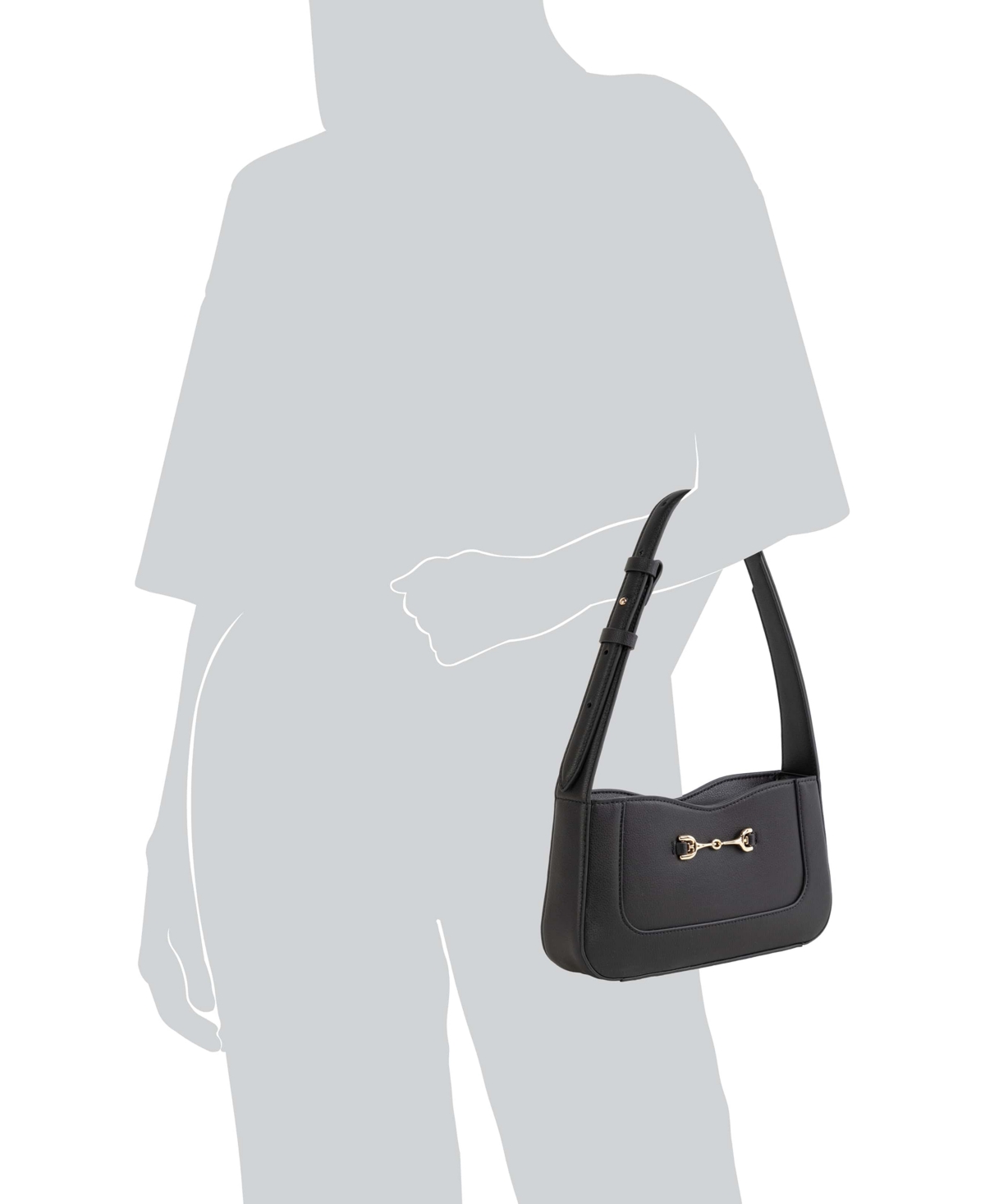 Sam Edelman Loraine Top Zip Leather Small Shoulder Bag