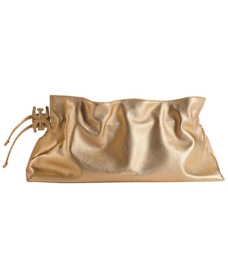 Poppy Extra Large Leather Clutch Bag