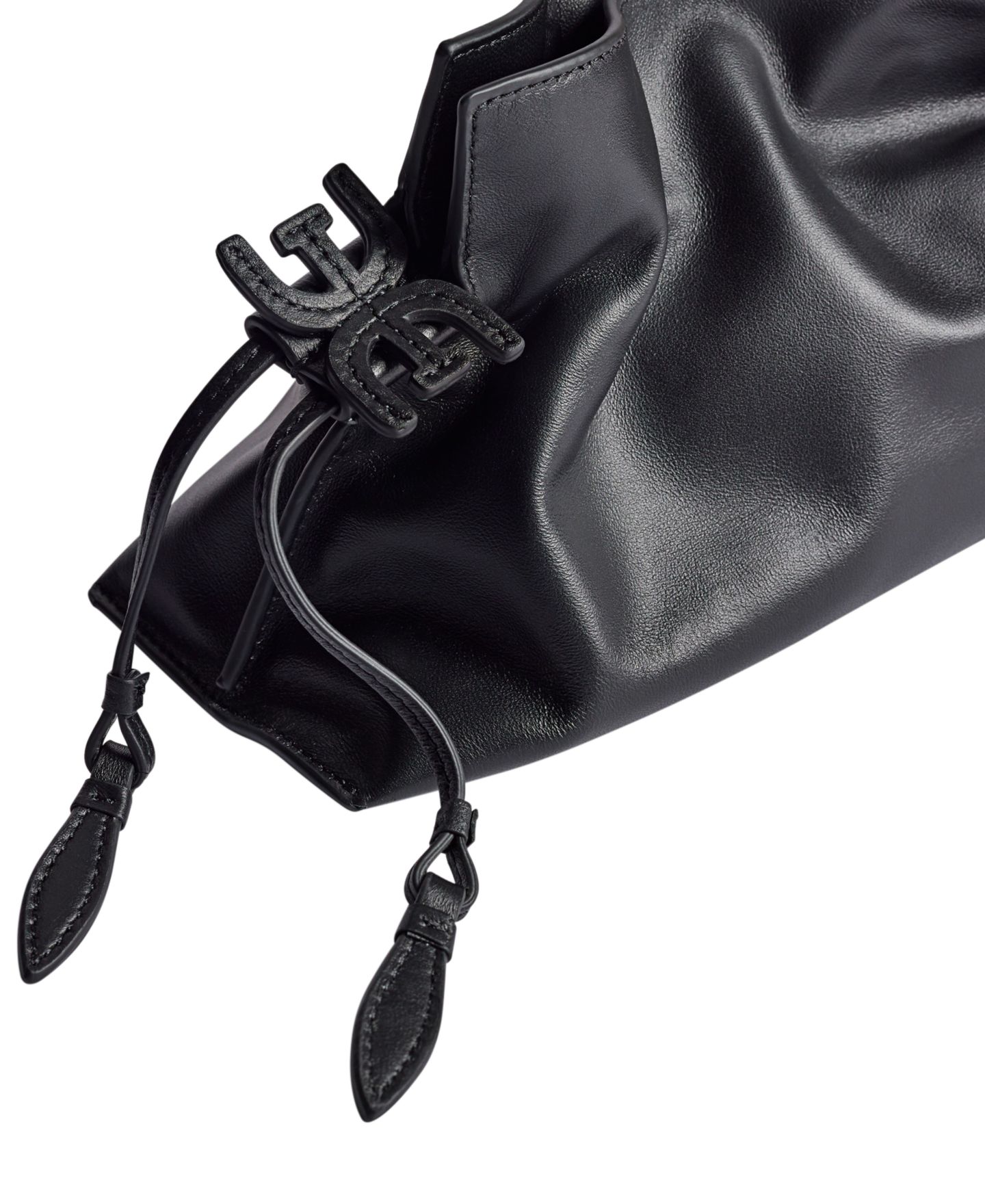 Женский клатч Sam Edelman Poppy Oversized Leather Clutch, цвет: Чёрный — фото 4